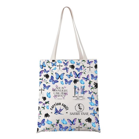 Quick-Silver Romantasy Tote Bag Little Osha Butterfly Gift Dark Romance o_o - Picture 1 of 7